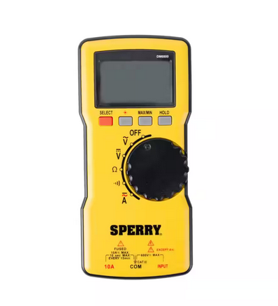 600V AC/DC Thin Digital Multimeter Autoranging - 91003124506