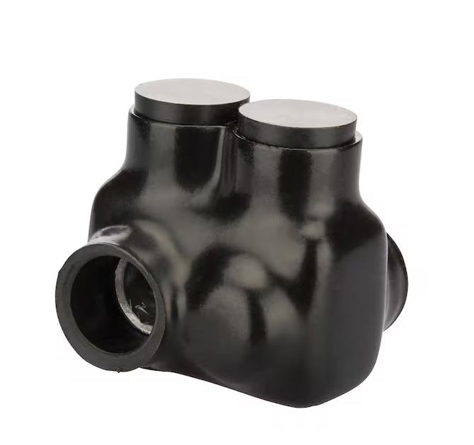 ITO Series 3/0-6 AWG Off-Set Insulated Tap Connector, Black - 91001839886