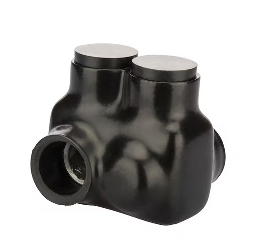 ITO Series 3/0-6 AWG Off-Set Insulated Tap Connector, Black - 91001839886