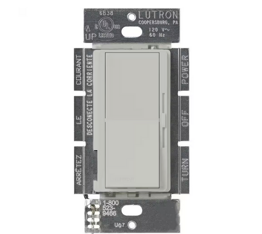 Diva 3-Speed Fan Control, Single-Pole/3-Way, 1.5 Amp, Palladium (DVSCFSQ-F-PD)