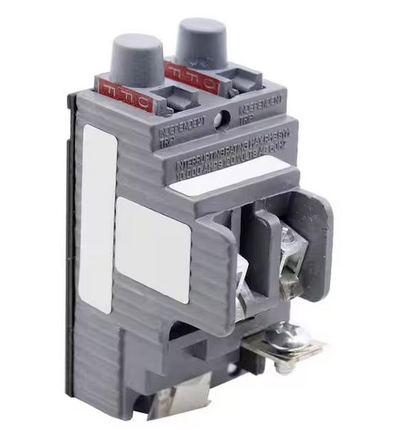 New VPKUBIP 20 Amp/20 Amp 1-1/2 in. 1-Pole Type P Pushmatic Twin Replacement Circuit Breaker - 9330830