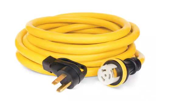 30-Ft. 50-Amp 125/250-Volt RV Generator Power Cord - 91009077309