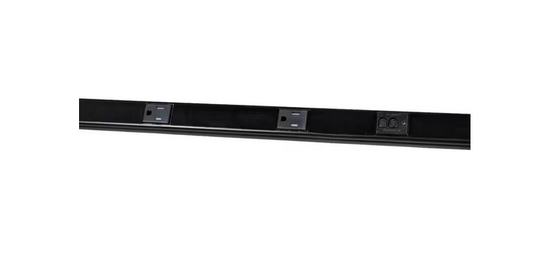 Wiremold Plugmold 5 ft. 9-Outlet GFCI Multi-Outlet Strip with Tamper Resistant Receptacles, Black - 91002748554