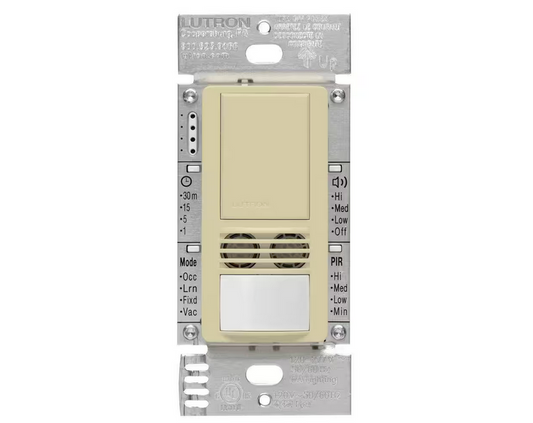 Maestro Dual-Tech Motion Sensor Switch, 6-Amp/Single-Pole, Ivory (MS-A102-IV) - 91001083662
