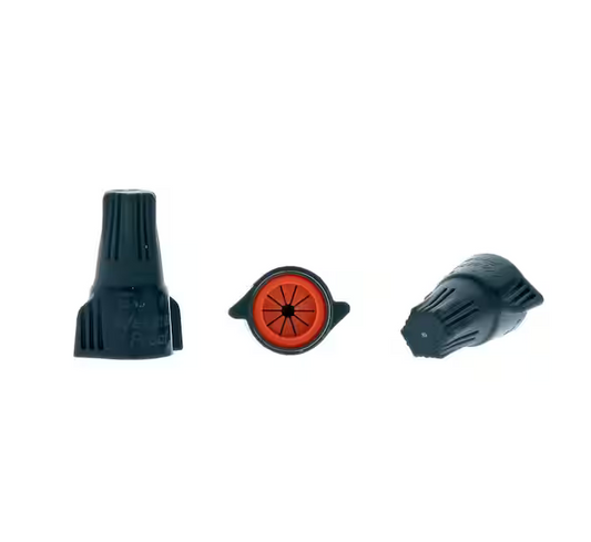 Model 61, WeatherProof Wire Connector in Gray-Orange (25 per Card))