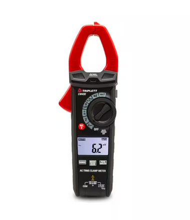 400 Amp True RMS AC Clamp Meter with Certificate of Traceability to N.I.S.T - 91006405529