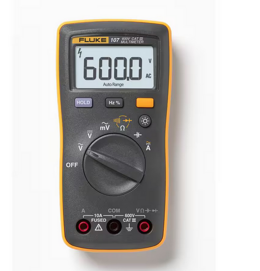 107 ESP Palm-sized Digital Multi-meter, CAT III 600-Volt - 91010523458