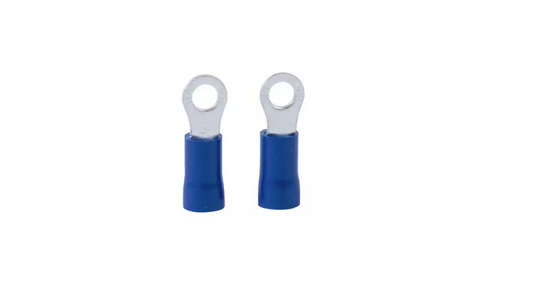 16-14 AWG 4-6 Stud Ring, Vinyl Blue (10-Pack) - 9265299