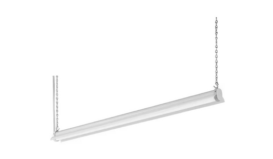 2.8 ft. 34-Watt White Integrated LED Shop Light