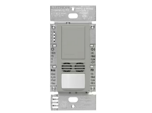 Maestro Dual-Tech Motion Sensor Switch, 6-Amp/Single-Pole, Gray (MS-A102-GR) - 91001083667