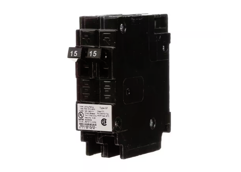 15 Amp Single Pole Type QT Tandem NCL-Circuit Breaker - 9328132