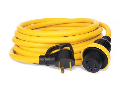 30-Ft. 30-Amp 125-Volt RV Generator Power Cord - 91009077305