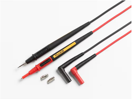 TL175E Twist Guard TM Test Leads, 2 mm Dia Probe Tips with 4 mm Adapters - 91010842061