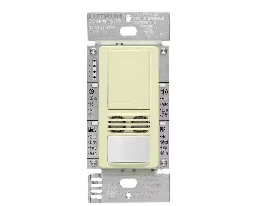 Maestro Dual-Tech Motion Sensor Switch, 6-Amp/Single-Pole, Almond (MS-A102-AL) - 91001083666