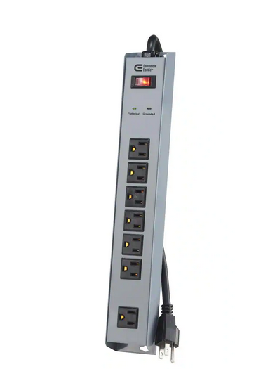 12 ft. 7-Outlet Metal Surge Protector - 91007545914