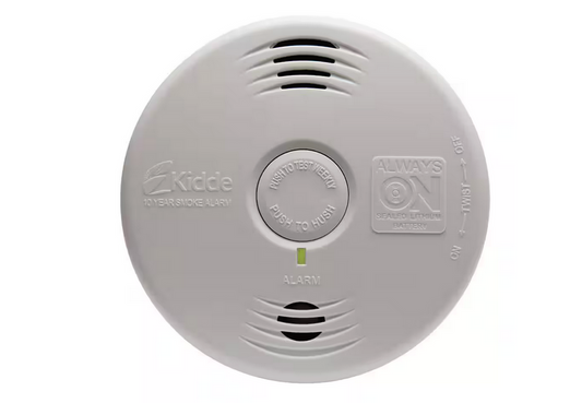 Smoke Alarm 10-Year Battery Powered with Voice (2-Pack) - 91009613069