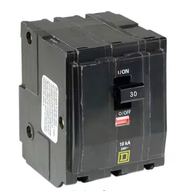 QO 30 Amp 3-Pole Plug-In Circuit Breaker - 91001320879