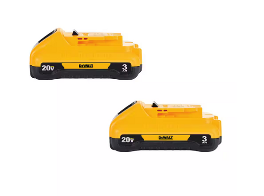 20V MAX Compact Lithium-Ion 3.0Ah Battery Pack (2 Pack) - 91003002304