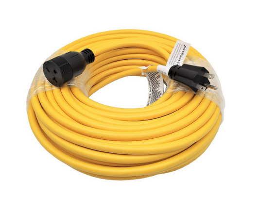 100 ft. SJTW 12/3 20 Amp 250-Volt NEMA 6-15 Indoor/Outdoor Extension Cord - 91006310295