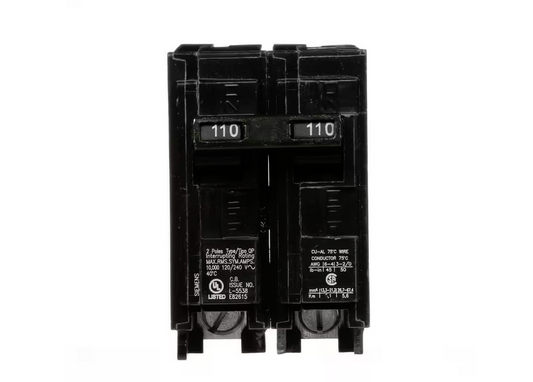 110 Amp 2-Pole QP 10 kA Circuit Breaker