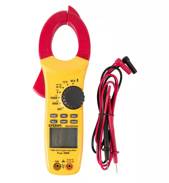 10-Function 27 Auto-Range True RMS Digital Snap-Around Clamp Meter