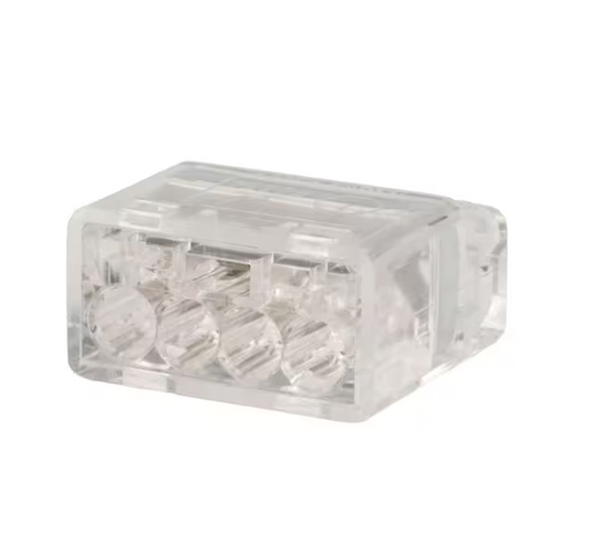 Ivory 4 Port Push-In Wire Connector (75-Pack)
