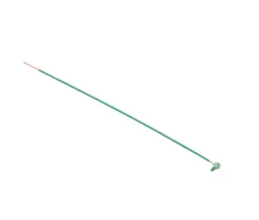 12 AWG Solid 10 in. Pigtail with Loop and Ground Screw and Stripped End 50/Bag - 91009708152