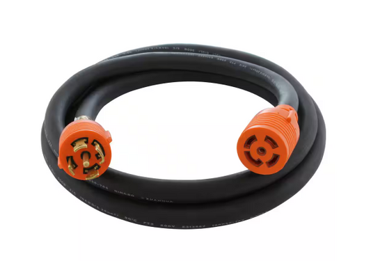 0 ft. SOOW 10/5 NEMA L21-30 30 Amp 3-Phase 120-Volt/208-Volt Industrial Rubber Extension Cord - 91008343264