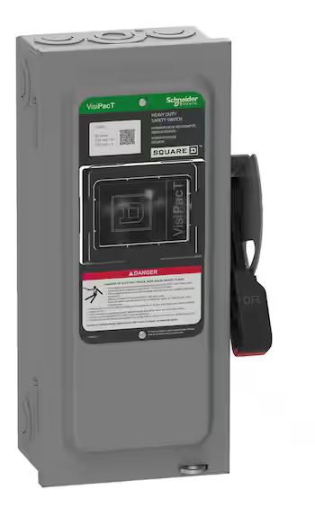 VisiPacT 30 Amp 600-Volt 3-Pole Fused Indoor Heavy-Duty Safety Switch VH361 - 91010777198