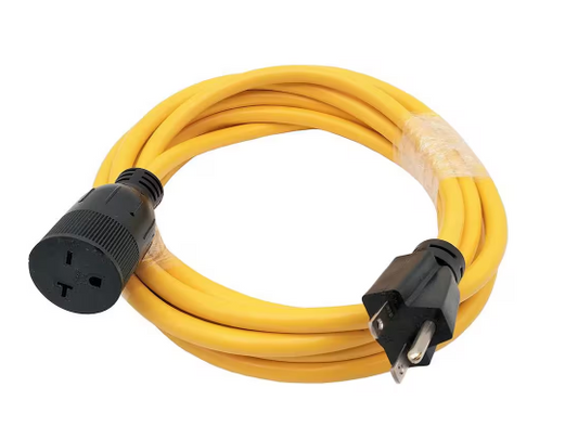 16 ft. SJTW 12/3 20 Amp 250-Volt NEMA 6-15 Indoor/Outdoor Extension Cord - 91006310298