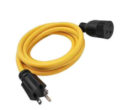 10 ft. SJTW 12/3 20 Amp 250-Volt NEMA 6-15 Indoor/Outdoor Extension Cord - 91006310296