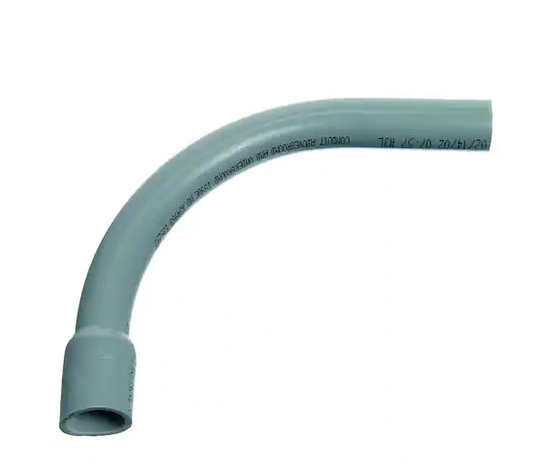 1/2 in. 90-Degree Schedule 40 Standard Radius Belled End Elbow - 9703266