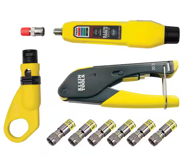 Coax Cable Installation & Test Tool Set