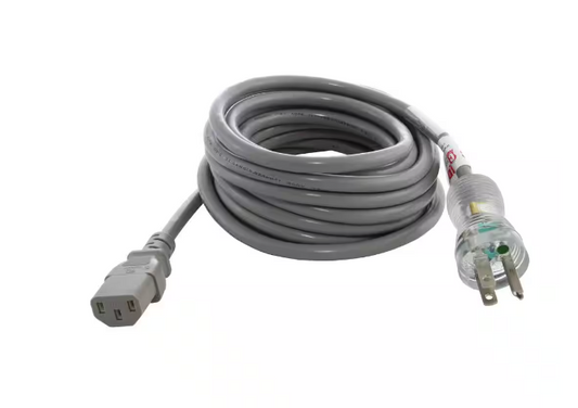 10 ft.13 Amp Medical Grade Power Cord with IEC C13 Connector - 91005157173