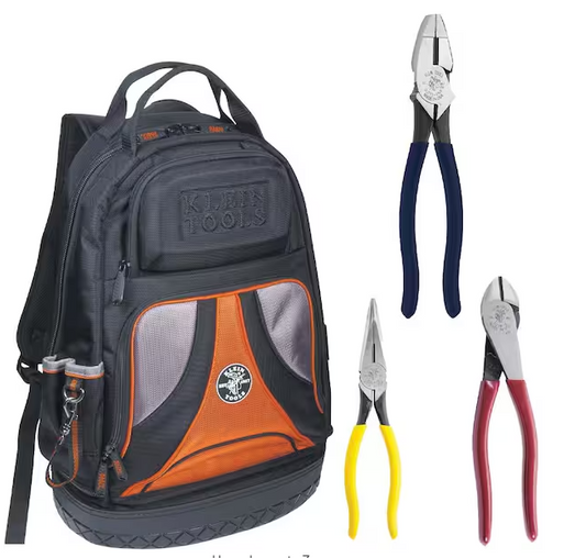 4-Piece Backpack and Pliers Kit - 91009342266