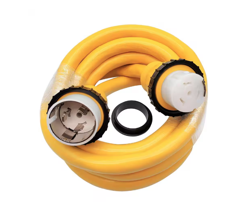 15 ft. 6/4 Marine Shore Power 50 Amp 250-Volt Extension Cord NEMA SS2-50P to SS2-50R - 91006238313