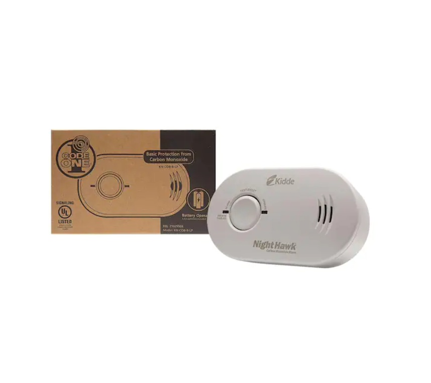 Code One Carbon Monoxide Detector, Battery Powered, CO Detector - 91005173566