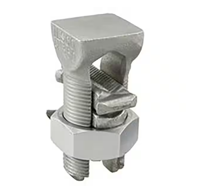 Aluminum Split Bolt Connector, Main Range 4/0-2, Tap Range 4/0-6, Tin Plated - 91006426769