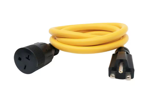 6 ft. SJTW 12/3 20 Amp 250-Volt NEMA 6-15 Indoor/Outdoor Extension Cord - 91006310293