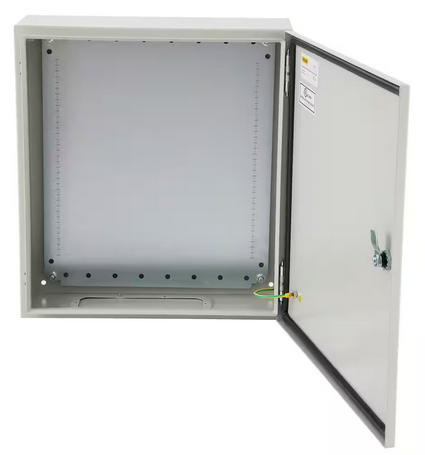 Electrical Enclosure Box 20 x 16 x 6 in. NEMA 4X Junction Box IP65 Carbon Steel Hinged with Rain Hood for Outdoor Indoor - 91009422808