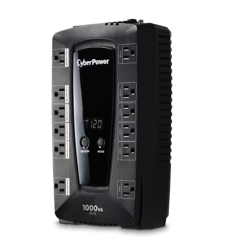 1000VA 120-Volt 12-Outlet UPS Battery Backup with LCD Display - 91002045866