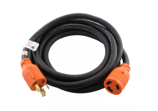 25 ft. SOOW 10/3 NEMA L6-30 30 Amp 250-Volt Rubber Extension Cord - 91008343424