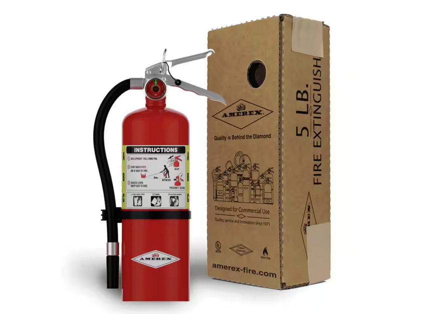 3-A:40-B:C 5 lbs. ABC Dry Chemical Fire Extinguisher - 91006603565