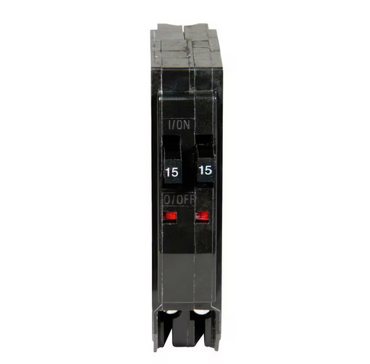 QO 2-15 Amp Single-Pole Tandem Circuit Breaker - 9576999