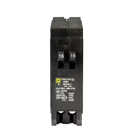 Homeline 2-15 Amp Single-Pole Tandem Circuit Breaker - 9576743