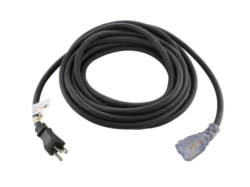 10 ft. 20 Amp 250-Volt SJTW 12/3 NEMA 6-20 Extension Cord with Lighted End - 91003218449