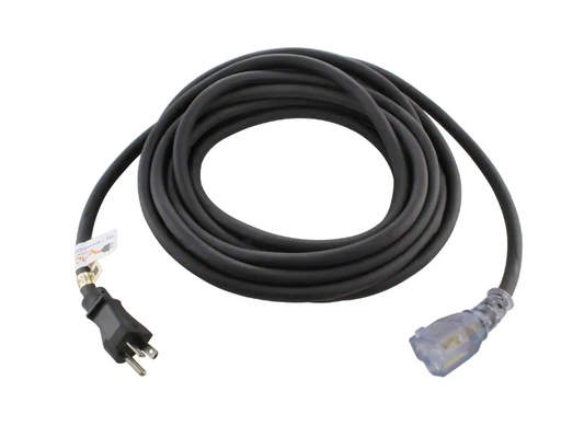 10 ft. 20 Amp 250-Volt SJTW 12/3 NEMA 6-20 Extension Cord with Lighted End - 91003218449