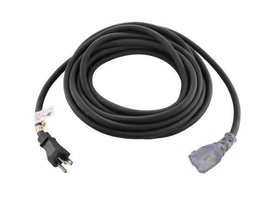 50 ft. 20 Amp 250 Volt SJTW 12/3 NEMA 6-20 Extension Cord with Lighted End - 91007589938