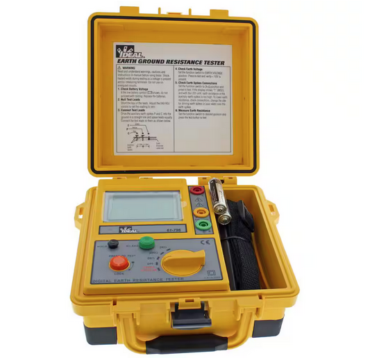 3-Pole Earth Ground Resistance Tester - 91001776554