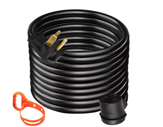 Extension Cord 25 ft. 10 Wire Gauge Heavy-Duty Outdoor Welder Extension Cord with 3 Prong 30 Amp Power Extension - 91008035451